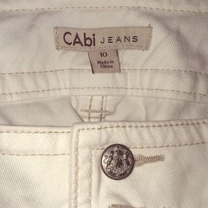 White CAbi Jeans